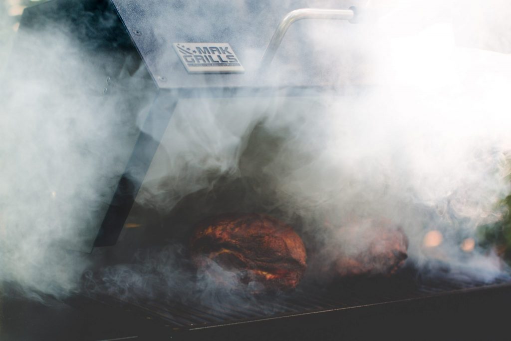 Mak Grills. A grill in action. Added after we did the website development.