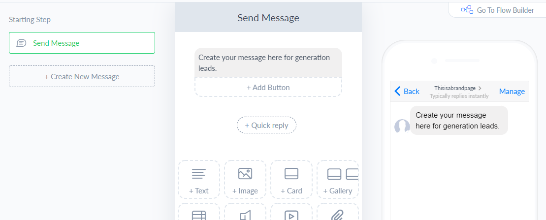 See how to create a custom reply message using ManyChat for your Facebook Messenger.