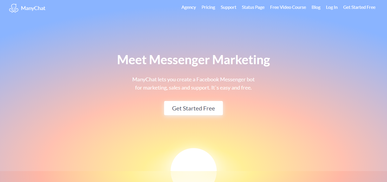 Meet Messenger Marketing Home Screen