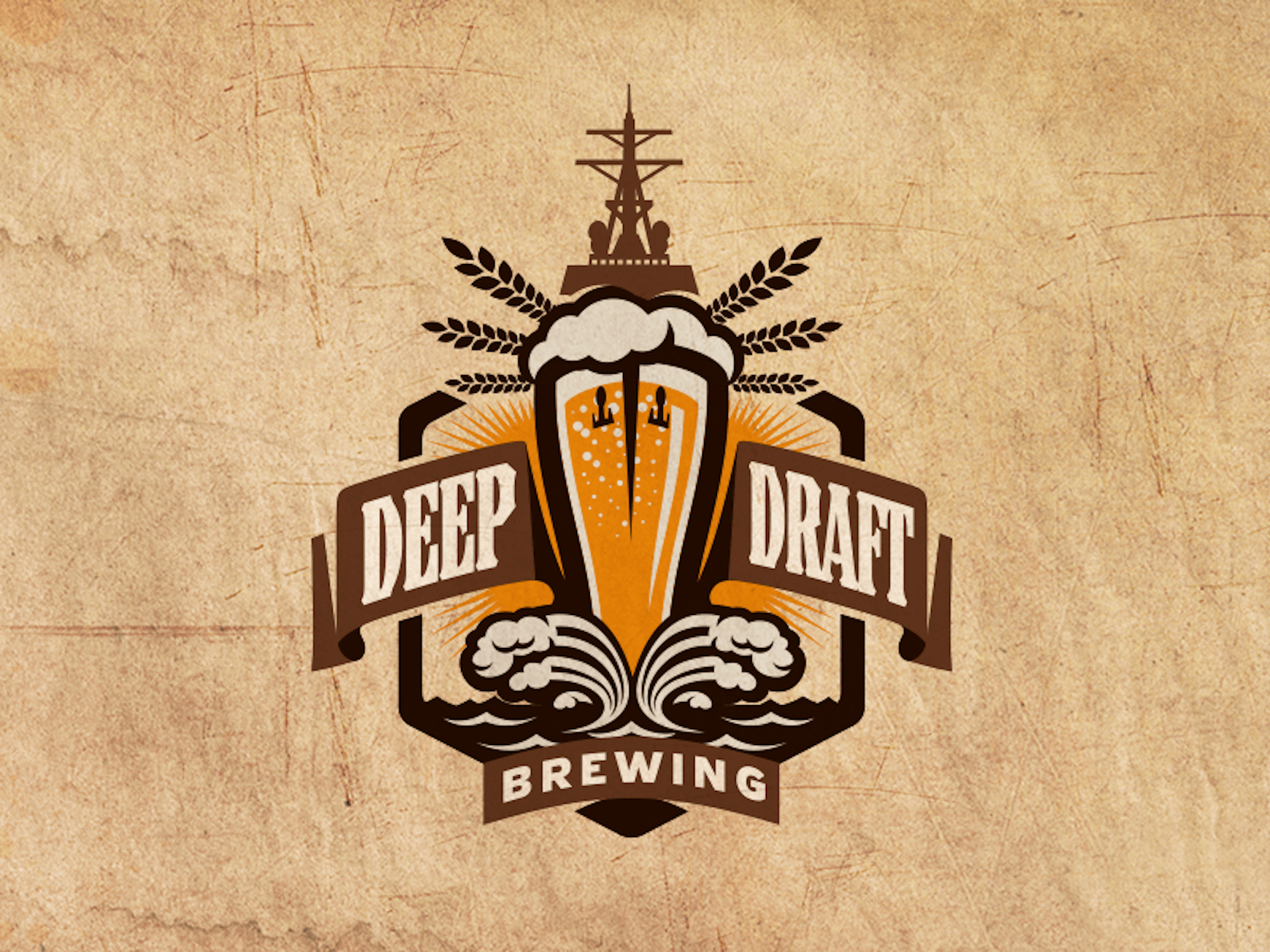 Draft Beer Illustration.