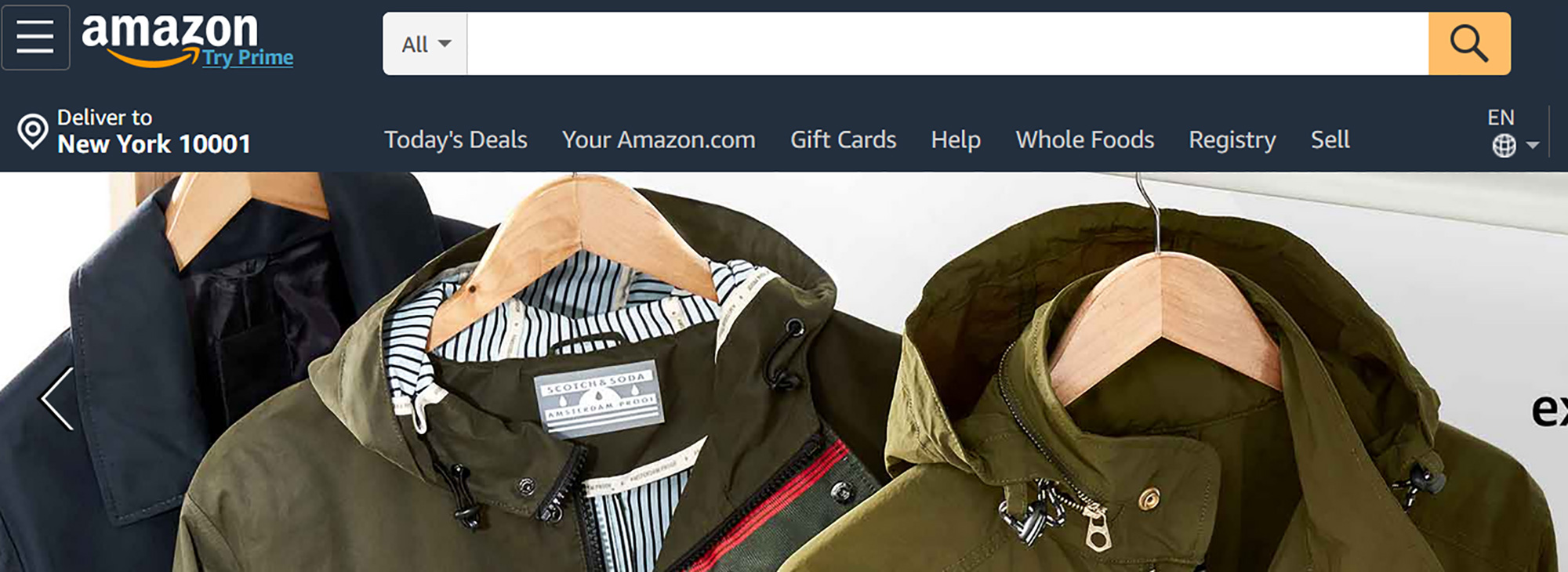 Improve your search box for better eCommerce engagement. Take Amazon for example.