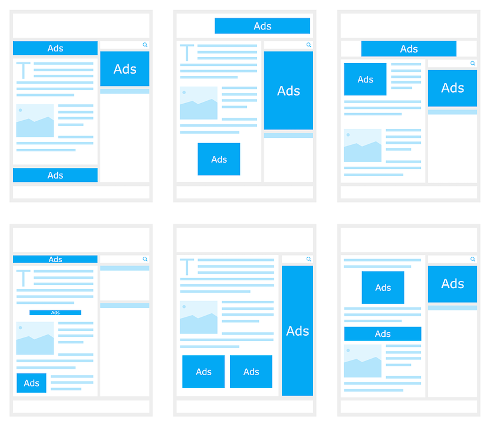 Examples of keeping your copy readable.