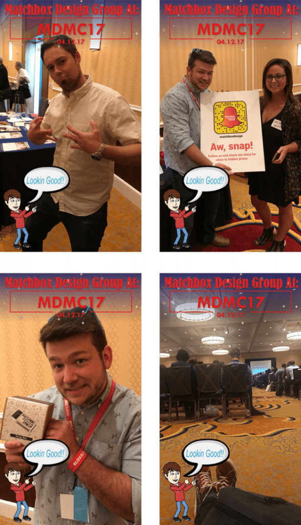 Matchbox Design Group's Snapchat filter we used at MDMC17 in St. Louis