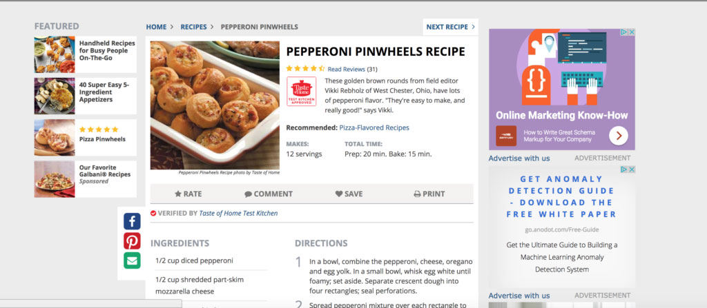 Looking for the best pizza pinwheel recipe