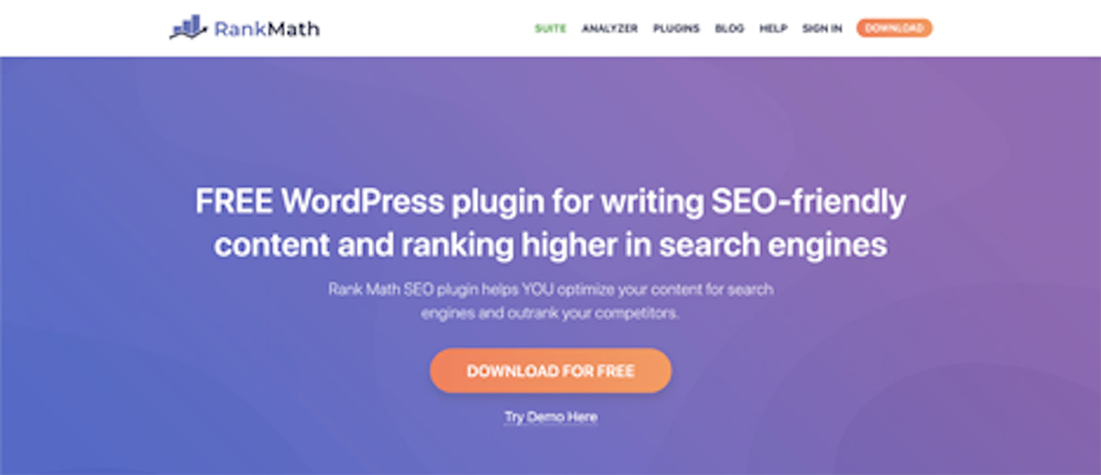 Free WordPress plugin for writing SEO-friendly content