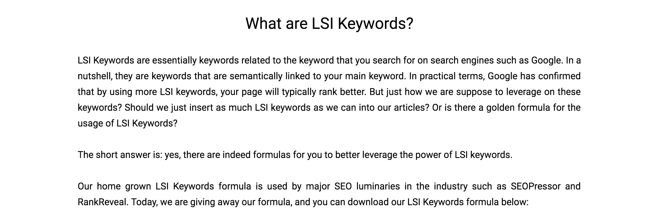 What are LSI Keywords and How Do They Relate To Semantic Search.