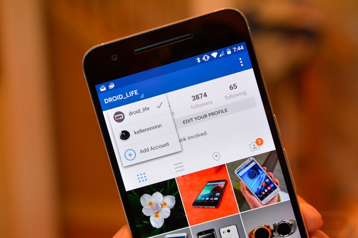 Switch between multiple Instagram accounts on your phone.