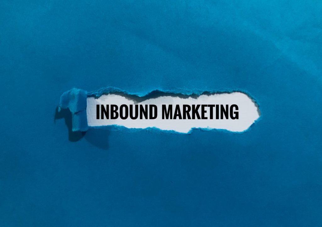 Inbound marketing words. Part of an SEO Strategy.