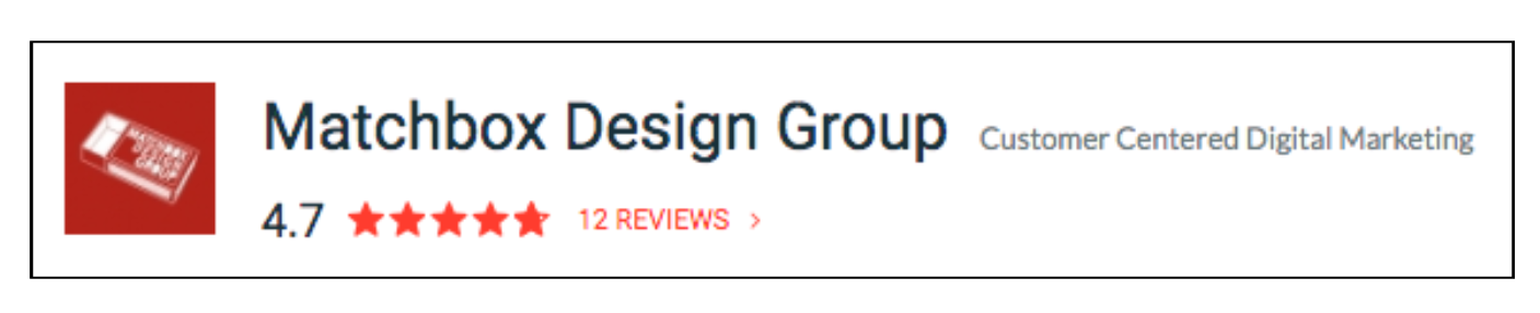 Matchbox Design Group has been named the number one website design firm in St. Louis by Clutch.CO based on client reviews left on their site.