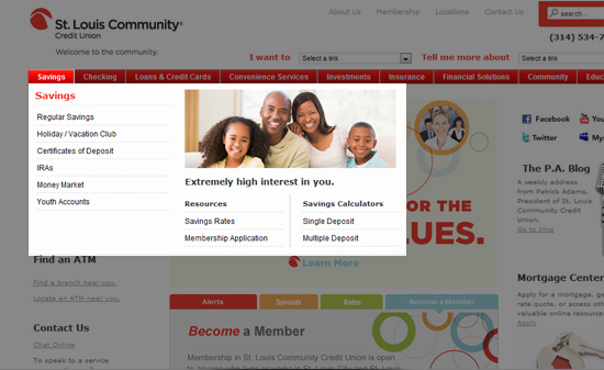 saint-louis-community-credit-union-desktop-website-extended-drop-down-menu-2010