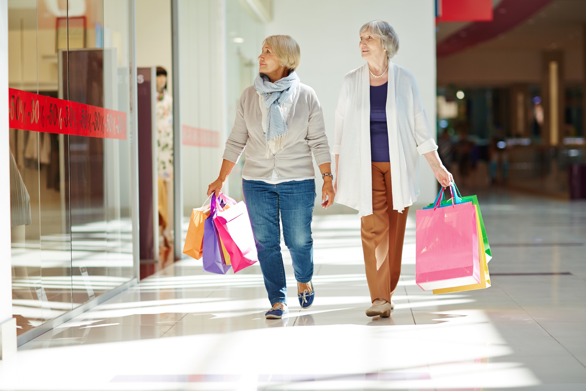 Shopping during the holiday season