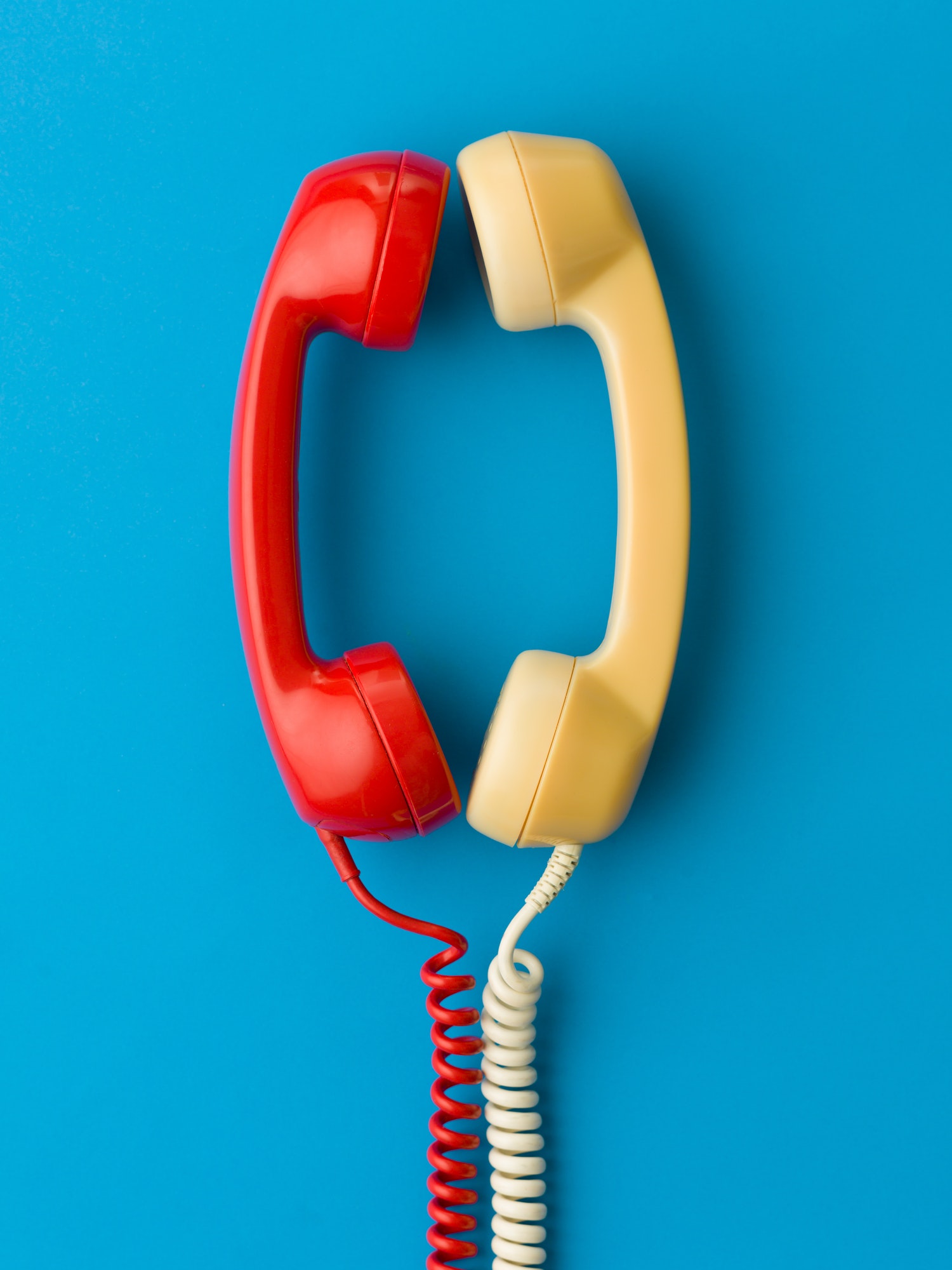 Telephones representing competing messages prove many different marketing strategies work.