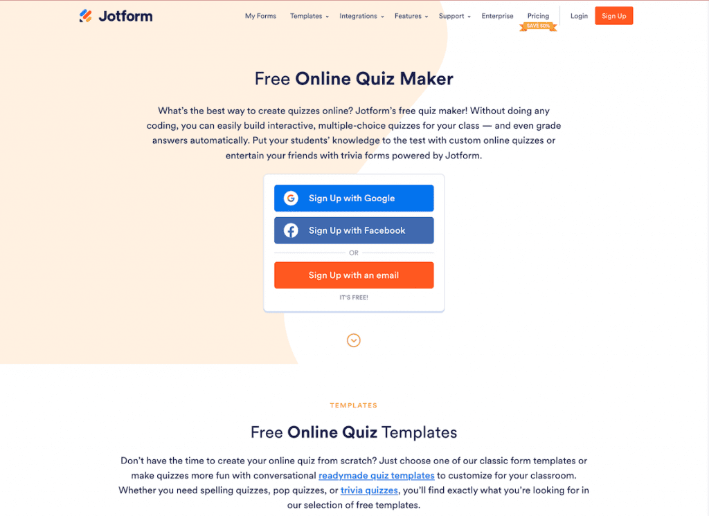 Jotform Quiz Maker