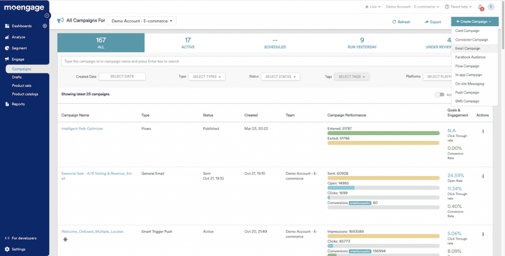 Software showing someone easily measuring analytics.