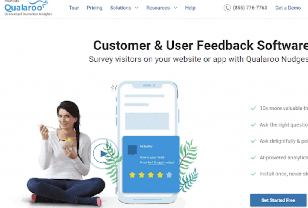 Qualaroo - Customer and user feedback software.