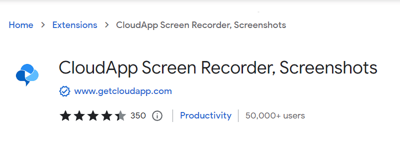 CloudApp Screen Recorder and Screenshot tool