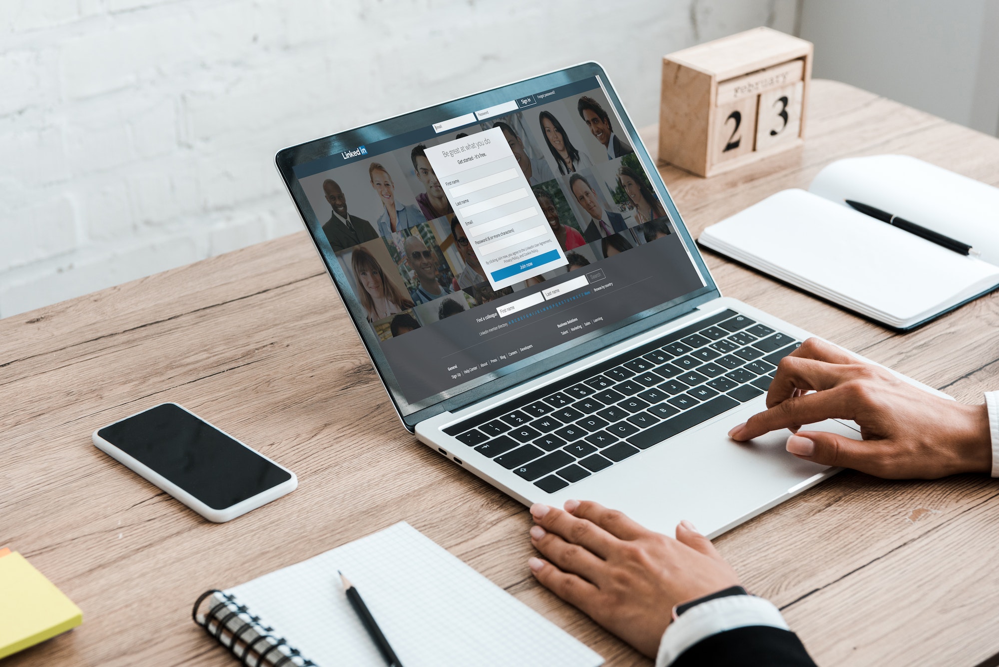 Using LinkedIn to acquire new clients.