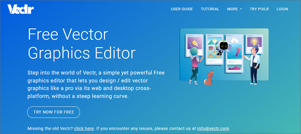 Vectr Free Web Design Software