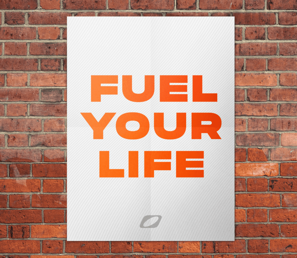 Fuel Your Life - Octane Fitness Branding phrase.