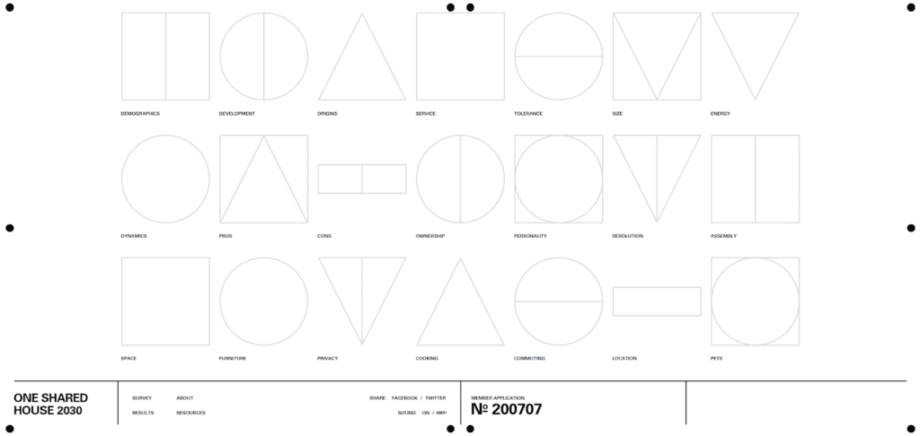 a brutalist web design