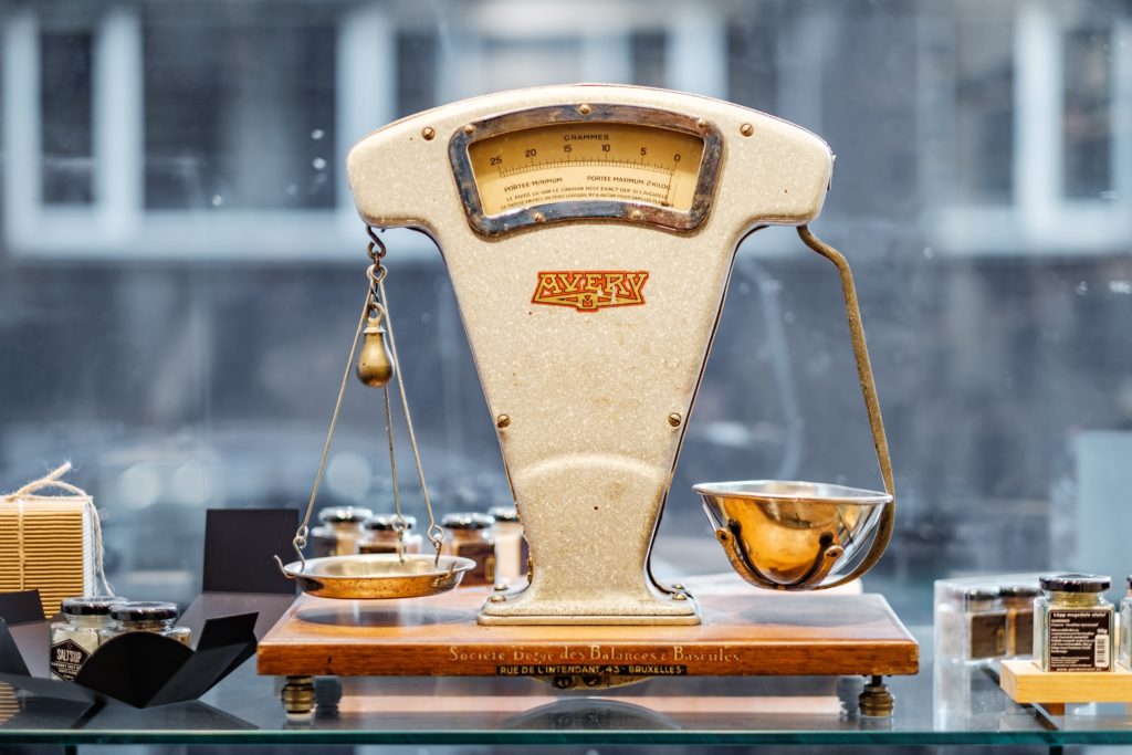 An antique scale