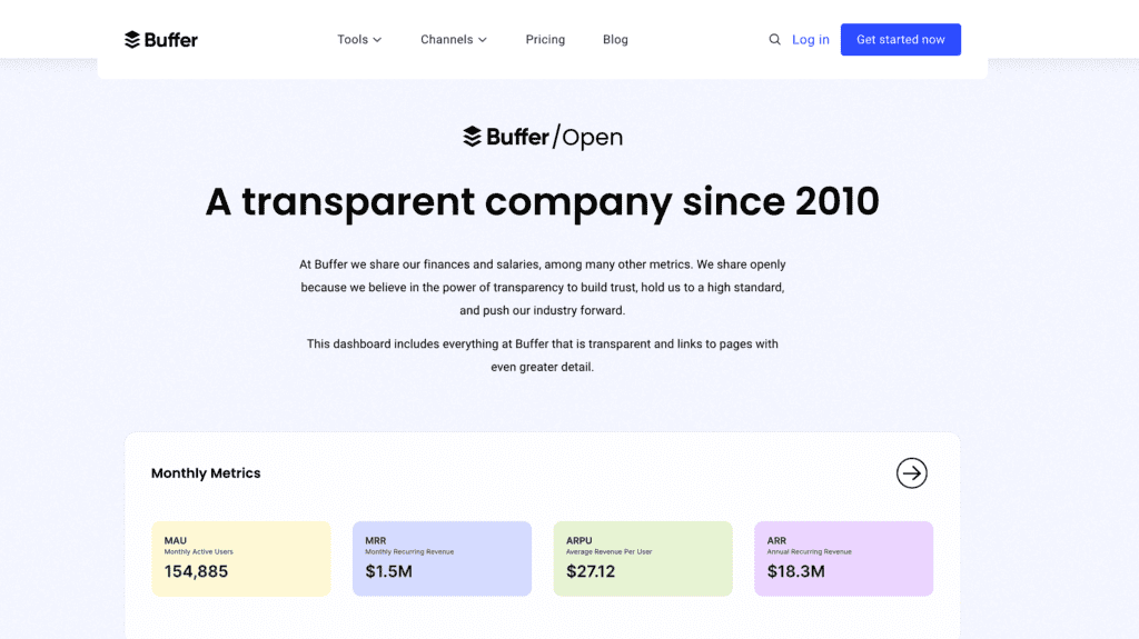 Be Radically Transparent. Screen Where Buffer is being transparent.
