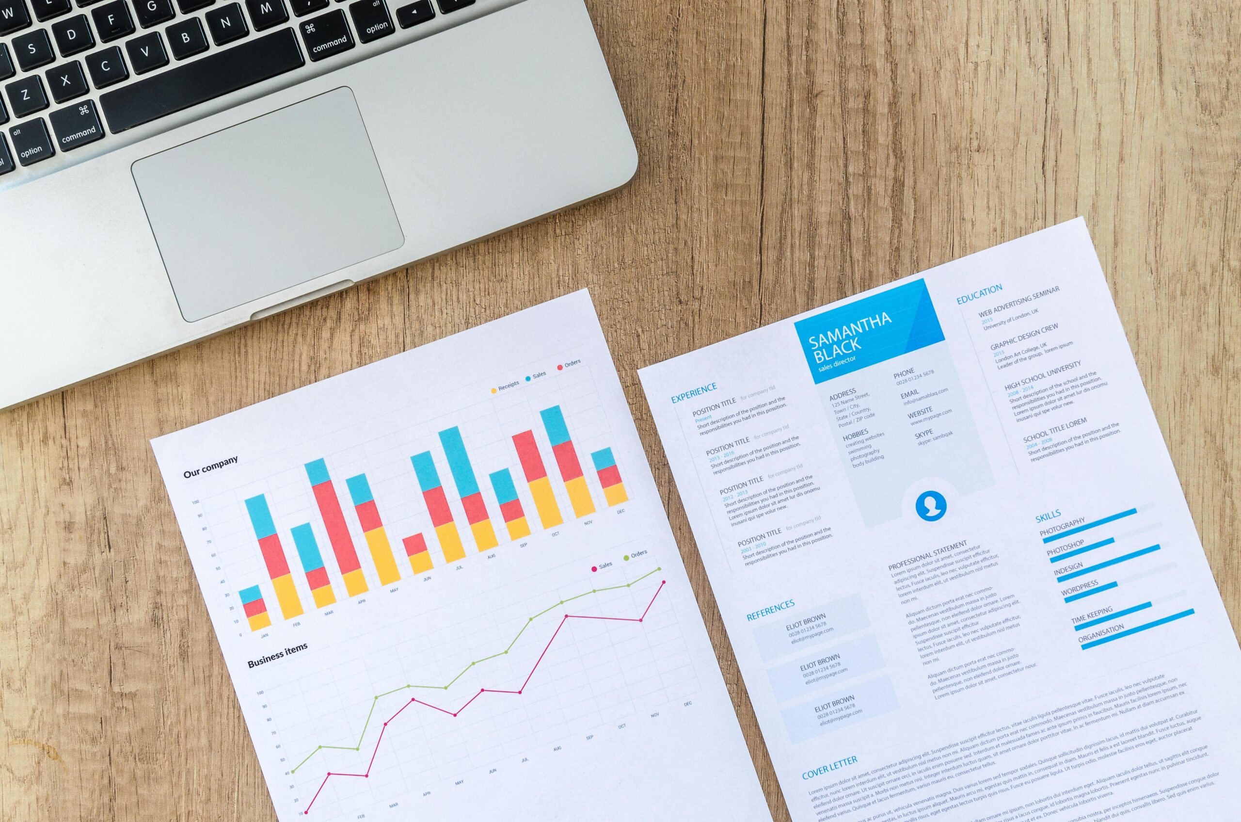 Two papers with e-commerce metrics on them