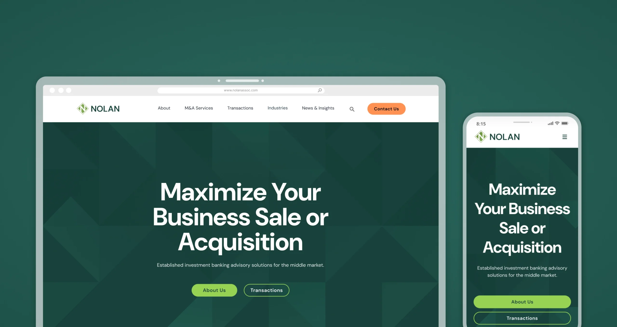 Nolan & Associates Website Rebuild