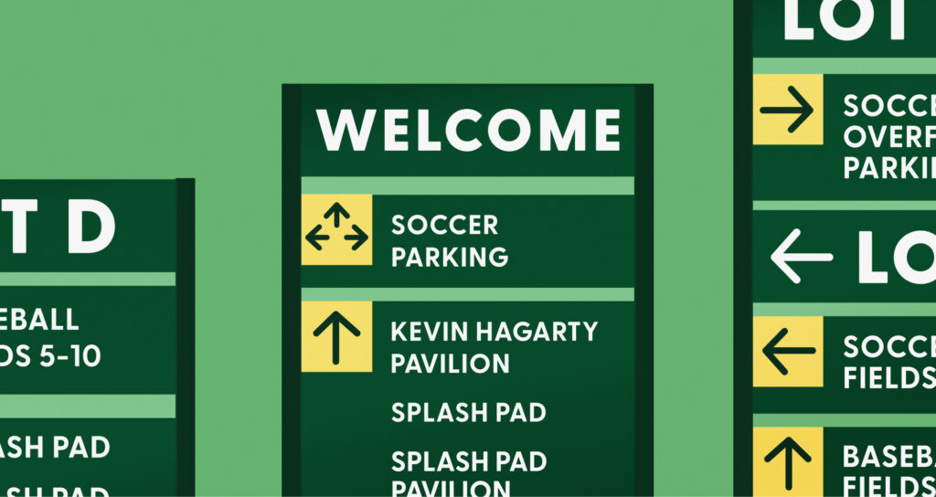 O’Fallon Parks and Rec Family Sports Park Signage